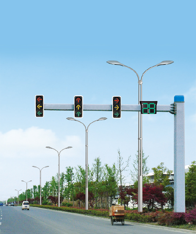 Nierówny ośmiokątny słup sygnałowy