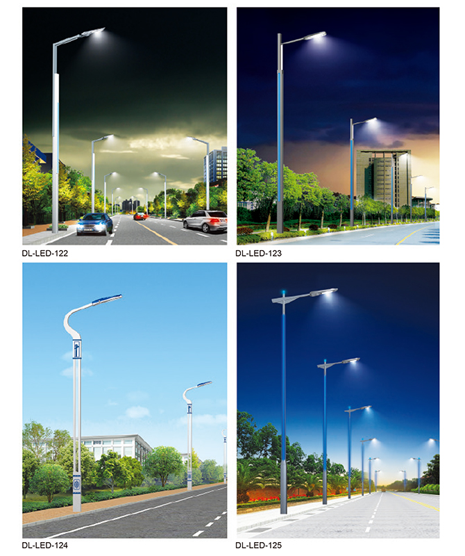 LED-122 ~ DL-125 Światła uliczne LED o dużej mocy